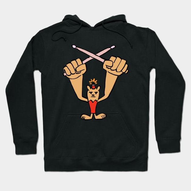 I draw ma-san the drummer / um jammer lammy Hoodie by mudwizard